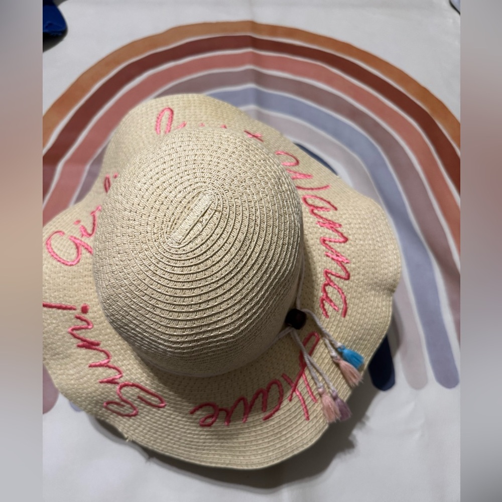 Disney x Junk Food Beach Sun Hat Girls Just Wanna Have Sun! One Size Coastal